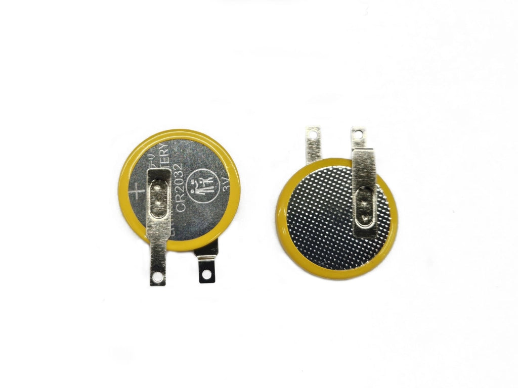 2x Batteria Litio Cr2032 pila tampone bios saldare linguette Acer Dell Hp Lenovo e altre marche