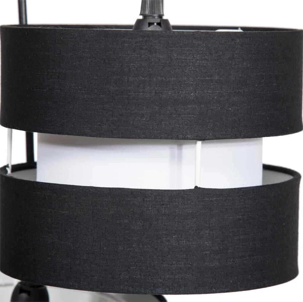 Plafoniera nera 36x33x100h