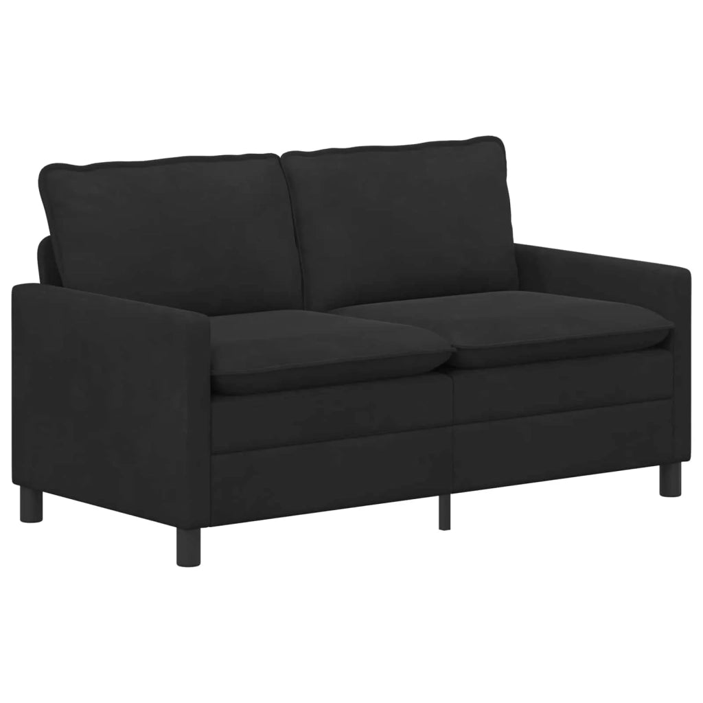 Set di divani 2 pcs Nero Velluto 3417150
