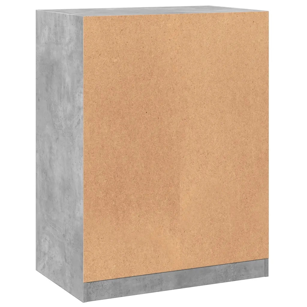 Armadio Grigio Cemento 77x48x102 cm in Legno Multistrato CFW3253535