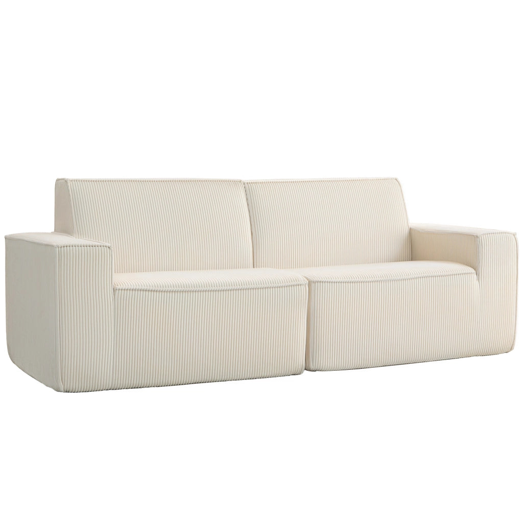 Divano 3 posti in velluto 230 cm ¨C Xylo ¨C beige