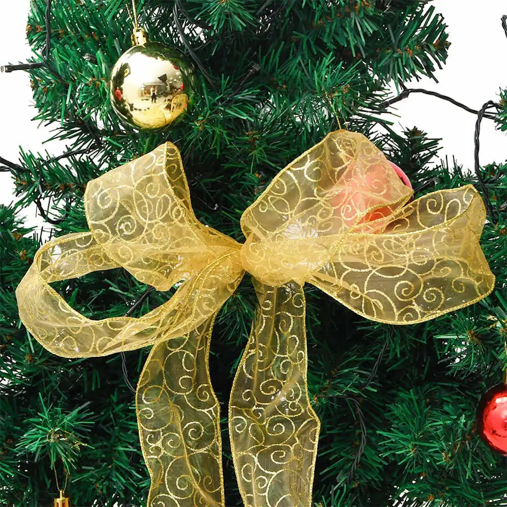 Cactus di Natale con Base e LED-Albero Natalizio-Decorazioni natalizie Verde 210 cm PVC