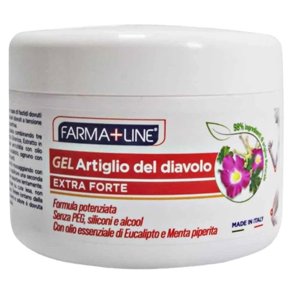 Trade Shop - Barattolo Gel Artiglio Del Diavolo Extra Forte 250ml Massaggio Con Eucalipto Menta Gel6225a -