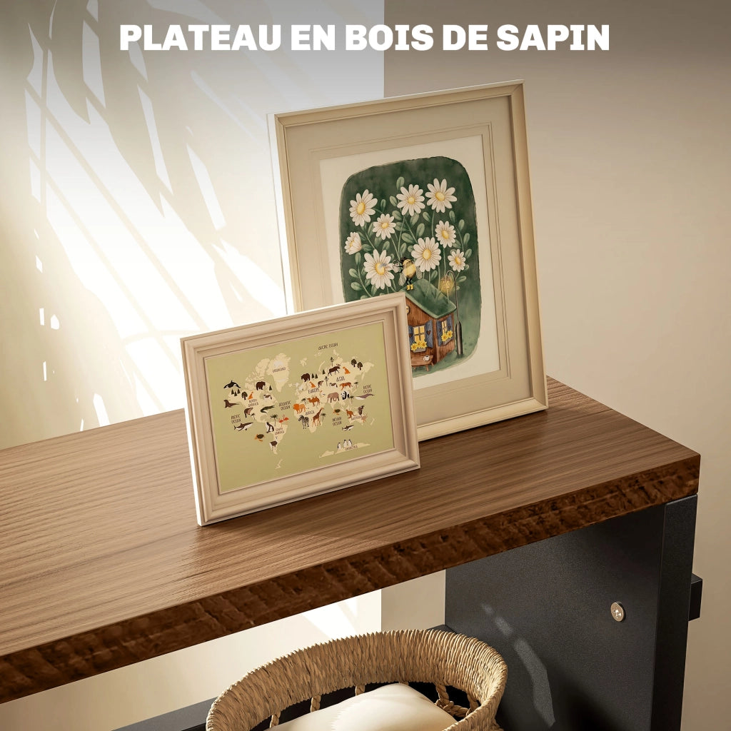 Carrello con 3 cassetti su ruote ¨C Minimal ¨C 51.5x13x80 cm