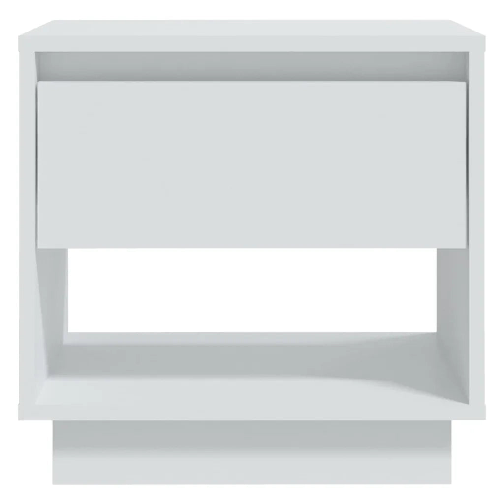 Comodino Bianco 45x34x44 cm in Truciolato 809512