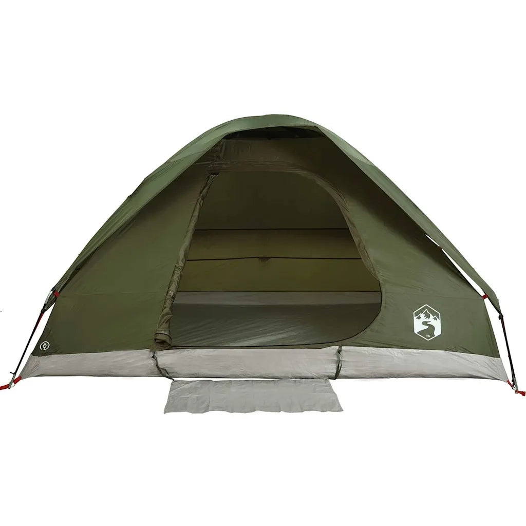 Tenda da campeggio | Tenda da campo a Cupola 2 Persone Verde Oliva Impermeabile