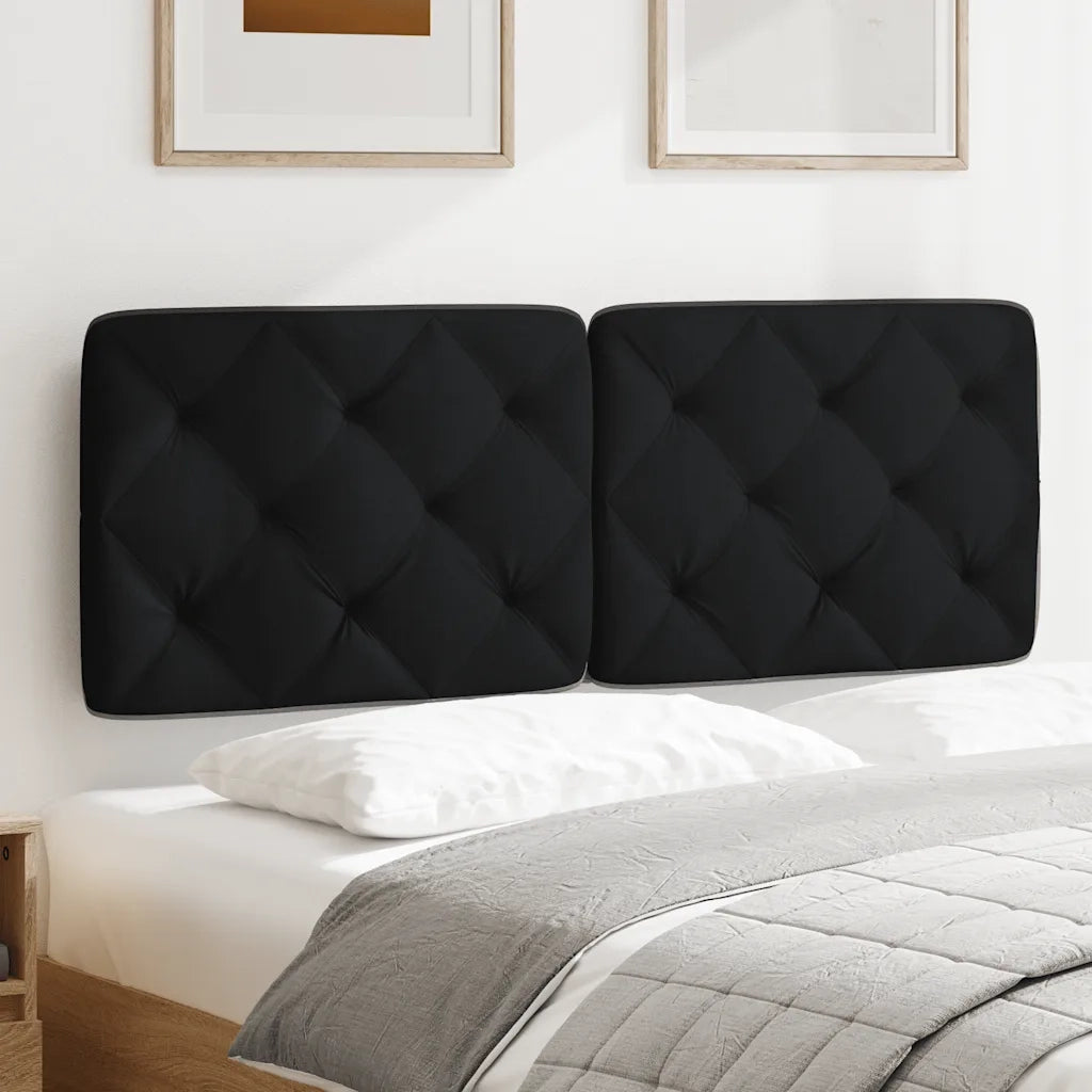 Cuscino Testiera Nero 140 cm in Tessuto 4019221