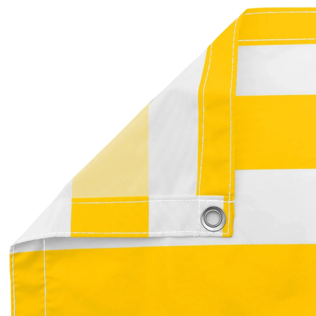 Schermo da balcone Giallo e Bianco 75 x 200 cm 42030618