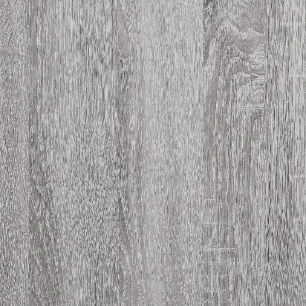 Giroletto con Testiera-Struttura Letto con testiera Grigio Sonoma 90x200cm Legno Multistrato 138601