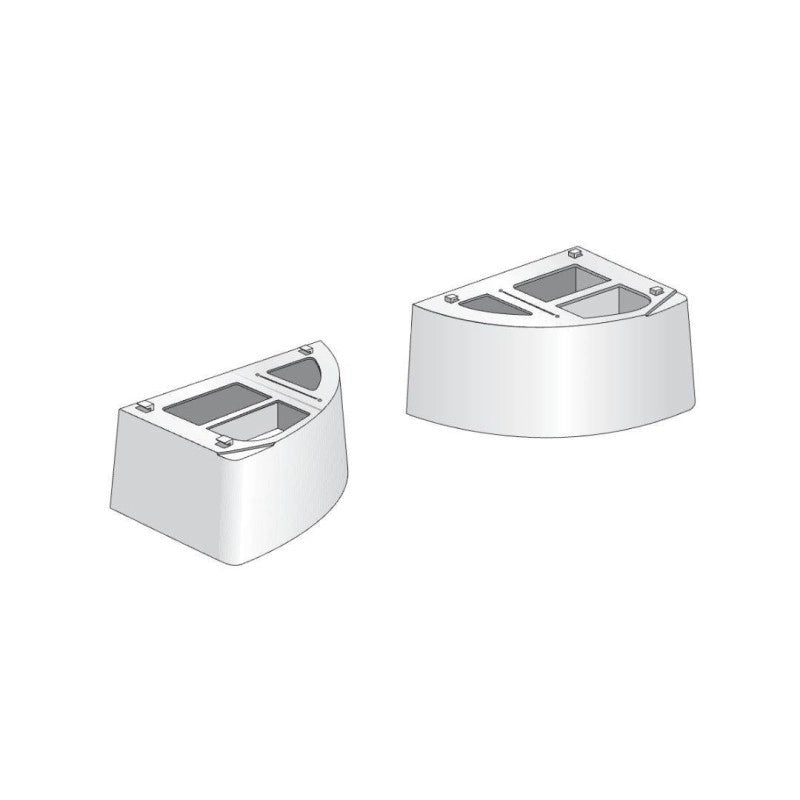 Piedini Di Appoggio Aermec ZH1B per Ventilconvettore Omnia