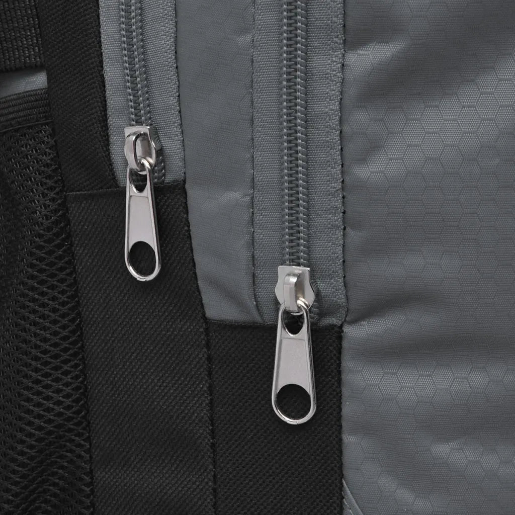 Zaino da Scuola 40 L Nero e Grigio 91111