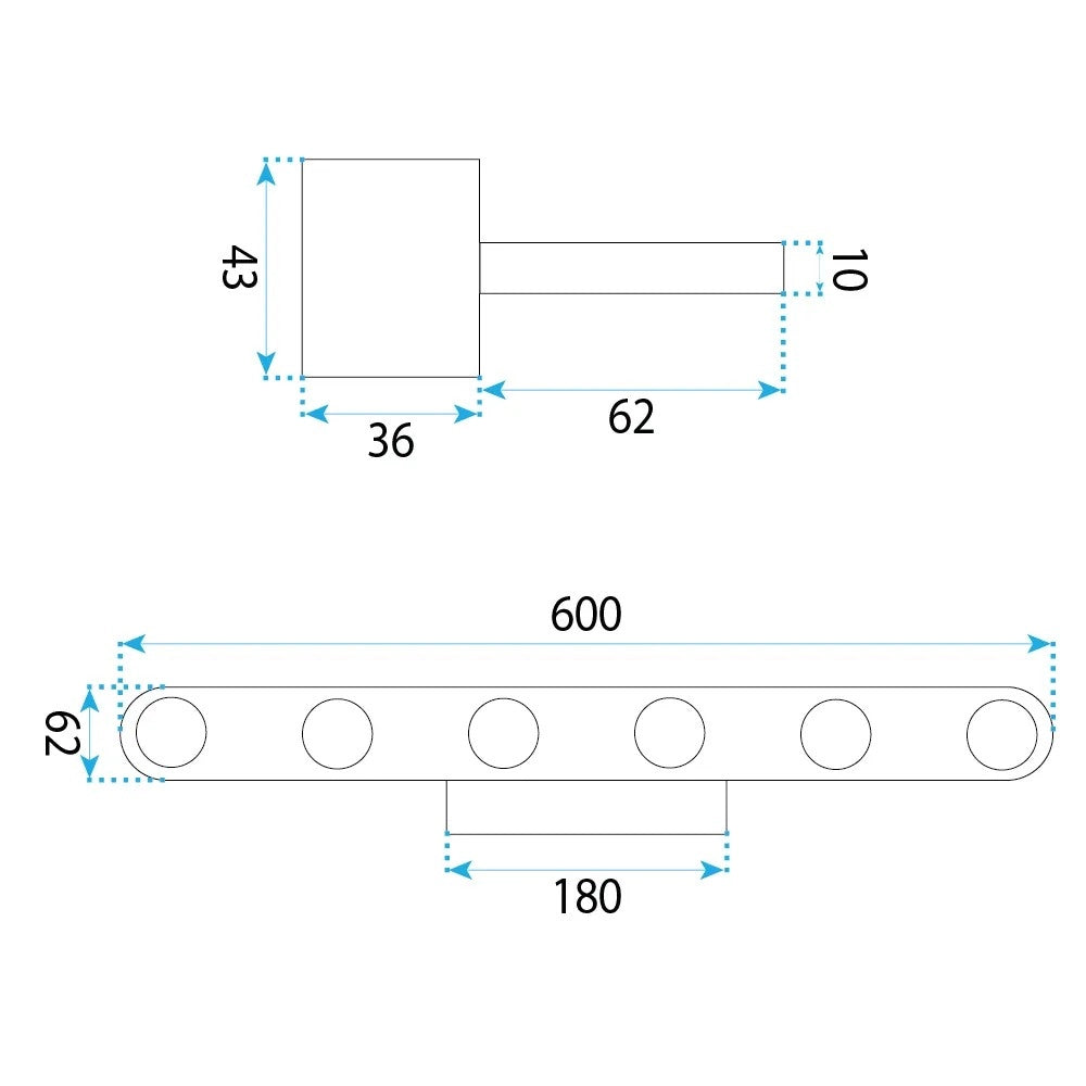 Applique Da Bagno Led Swe057-w Gold