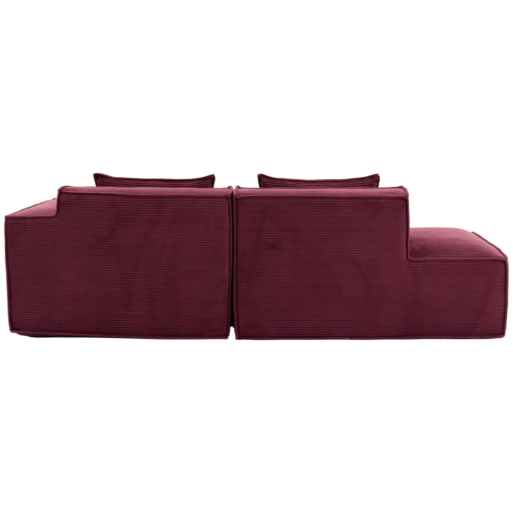 Divano 2 Posti con Cuscini ¨C MINIMAL ¨C Tessuto, 235 cm