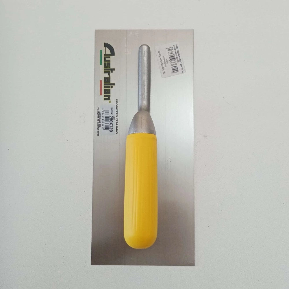Australian 280x120mm frattone frattazzo liscio professionale in acciaio saldato
