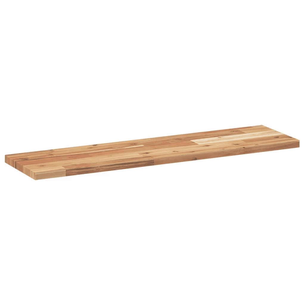 Mensole da Parete 4 pz 80x20x2 cm Legno Acacia Rifinito a Olio 3279506