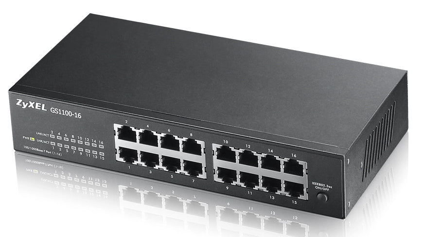 Gs-1100-16e - switch unmanaged - GS1100-16E-EU0101F