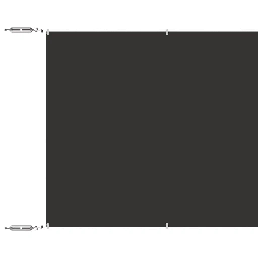 Paravento Verticale Antracite 180x1000 cm Tessuto Oxford 148225