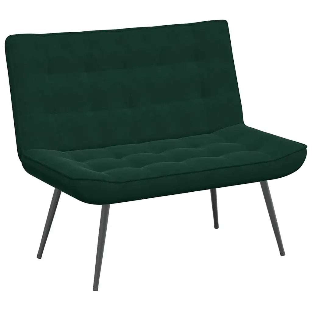Panca Verde Scuro 110x74x84 cm in Velluto 4012339