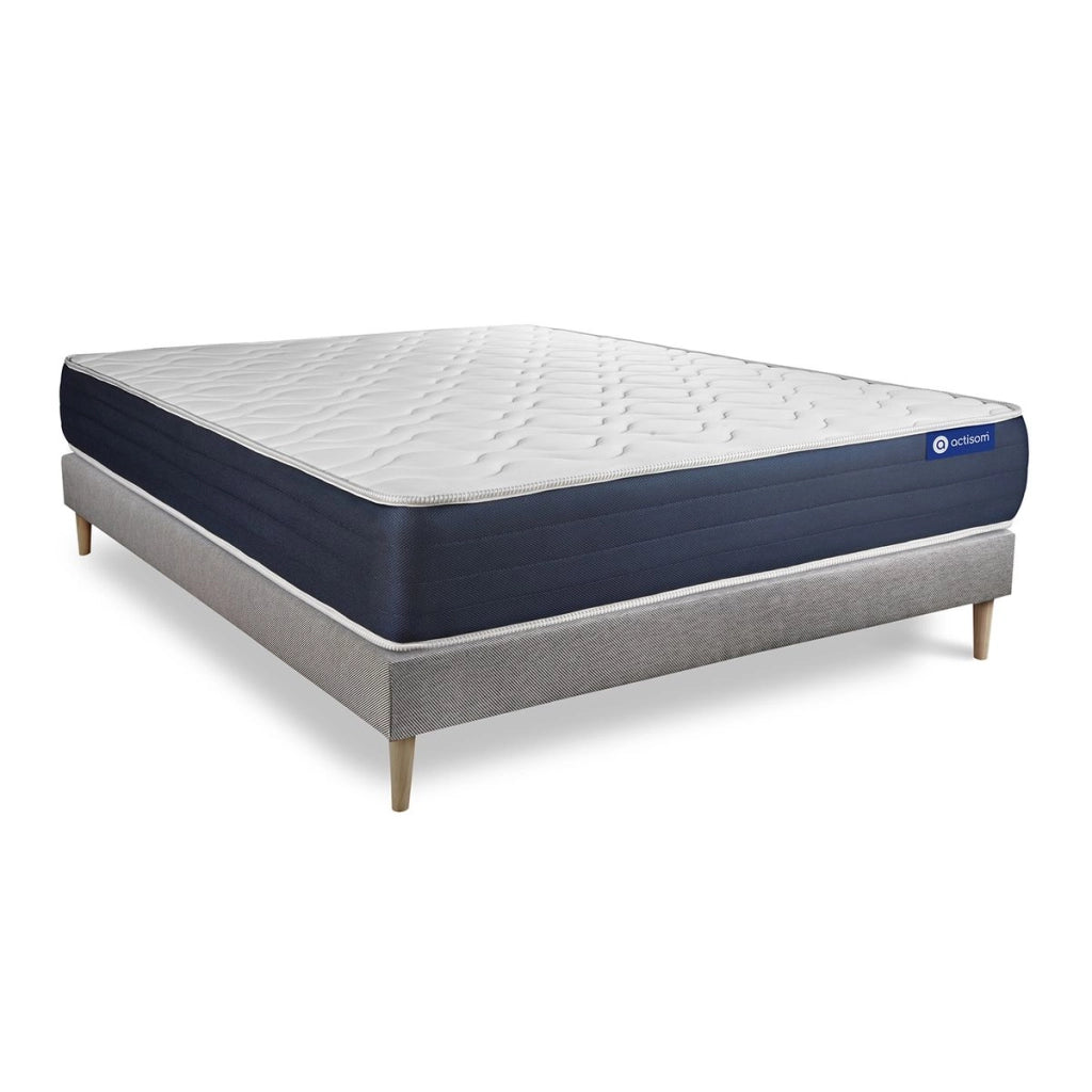 Kit rete e materasso Actiflex sleep 135x200cm - Spessore : 22cm - Molle insacchettate e memory foam - Bilanciato -