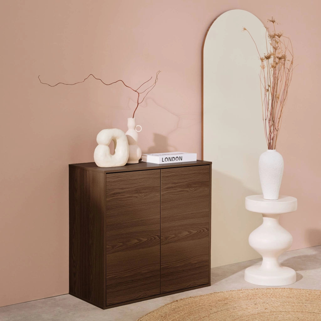 Modulo di stoccaggio con 2 ante, 70cm, noce