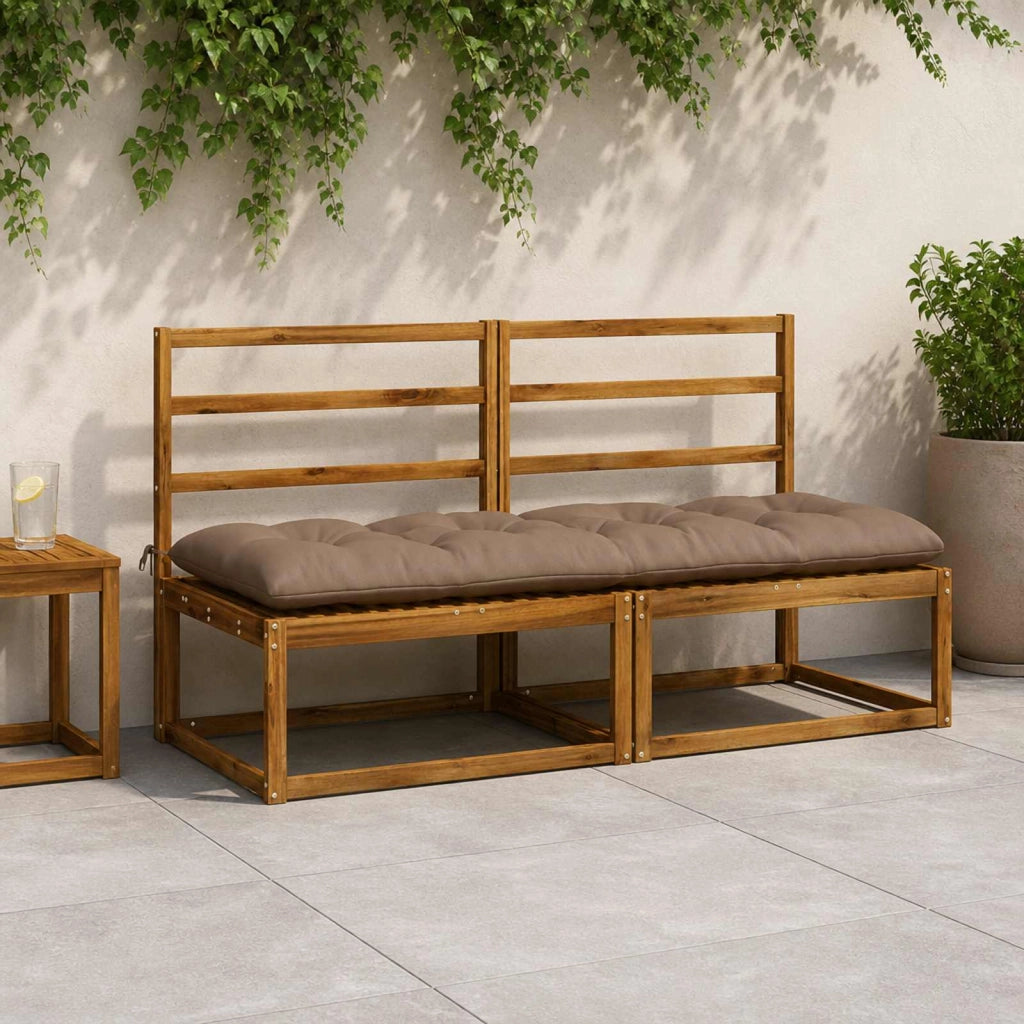 Cuscino per panchina VIANEN 100% Poliestere Tortora 953114