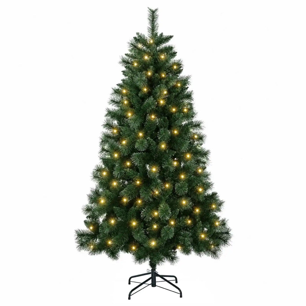 Albero di Natale artificiale 180 cm 300 LED Bianco caldo 3461277
