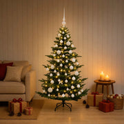 Albero di Natale artificiale con palline 150 cm 150 LED 3466052