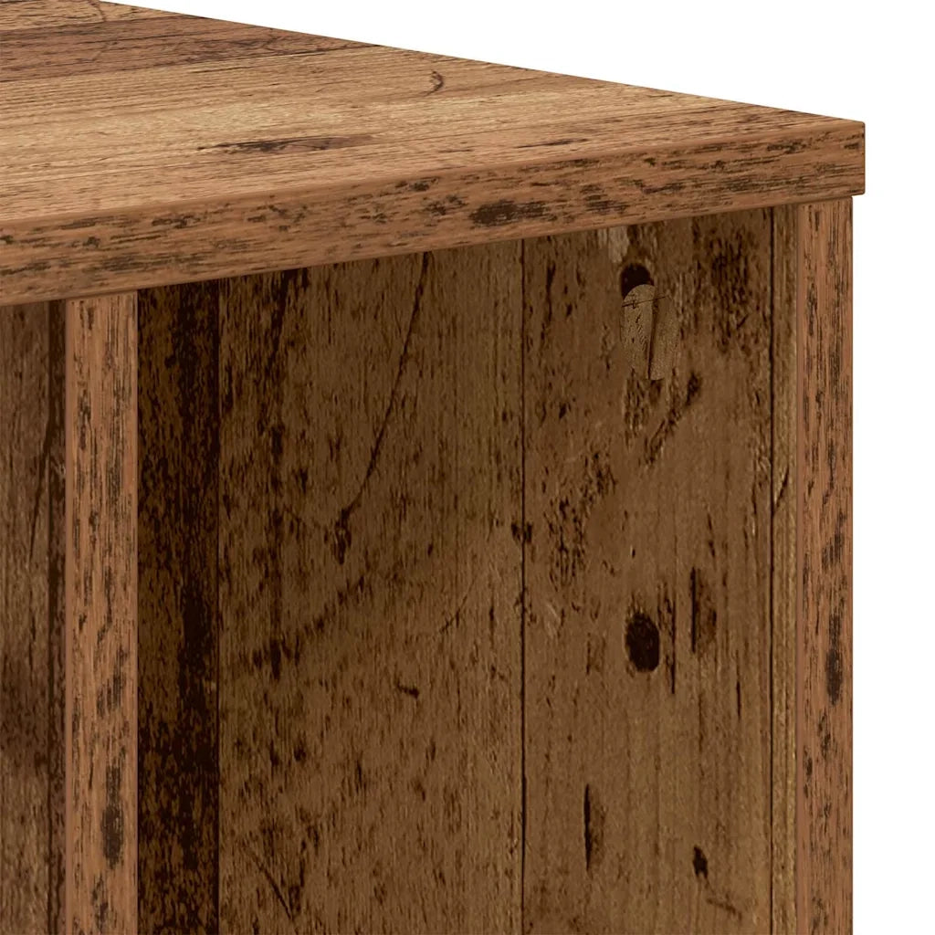 Tavolino | Tavolo laterale Legno vecchio 37 x 32 x 40 cm Legno multistrato