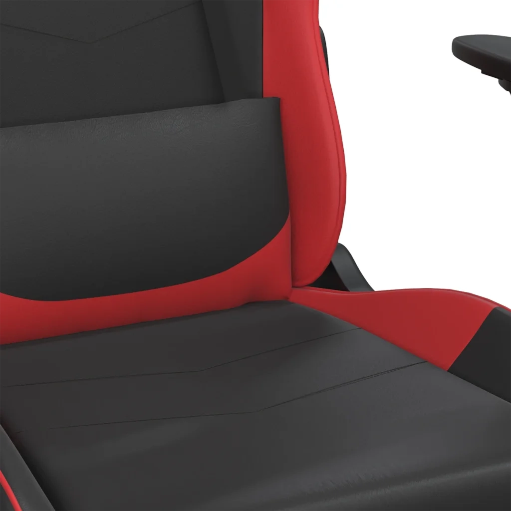 Sedia da Gaming | Sedia da e-sports Nera e Rossa in Similpelle