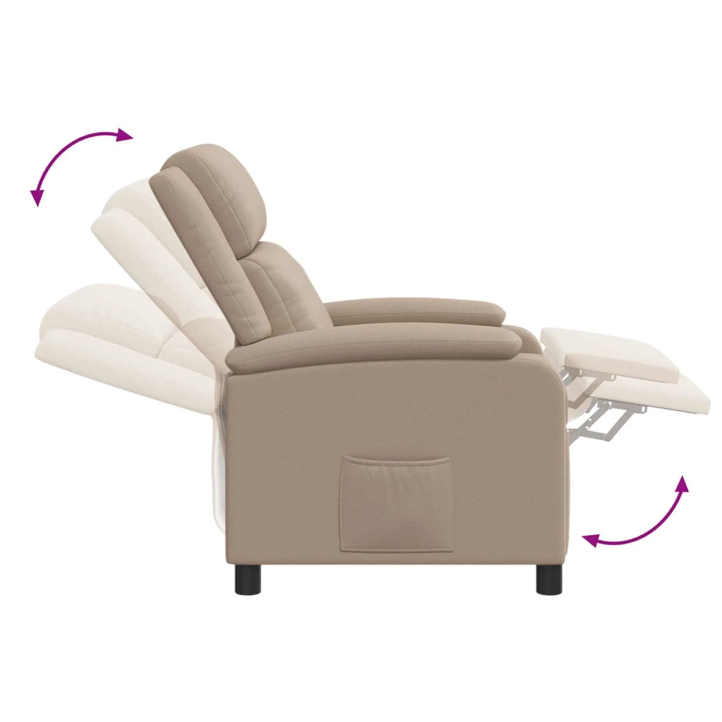 Poltrona Massaggiante Cappuccino Similpelle 42034867