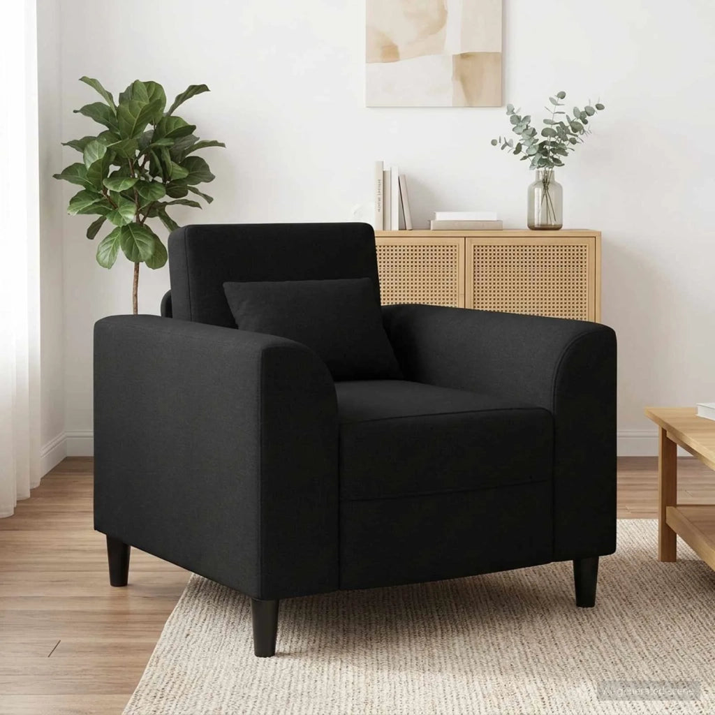 Poltrona Nero Tessuto 42042456