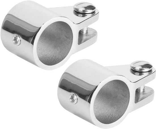 Accessori di fissaggio per coperta di bimini - 2 pezzi - per imbarcazioni a fibra di vetro gonfiabili (22mm)