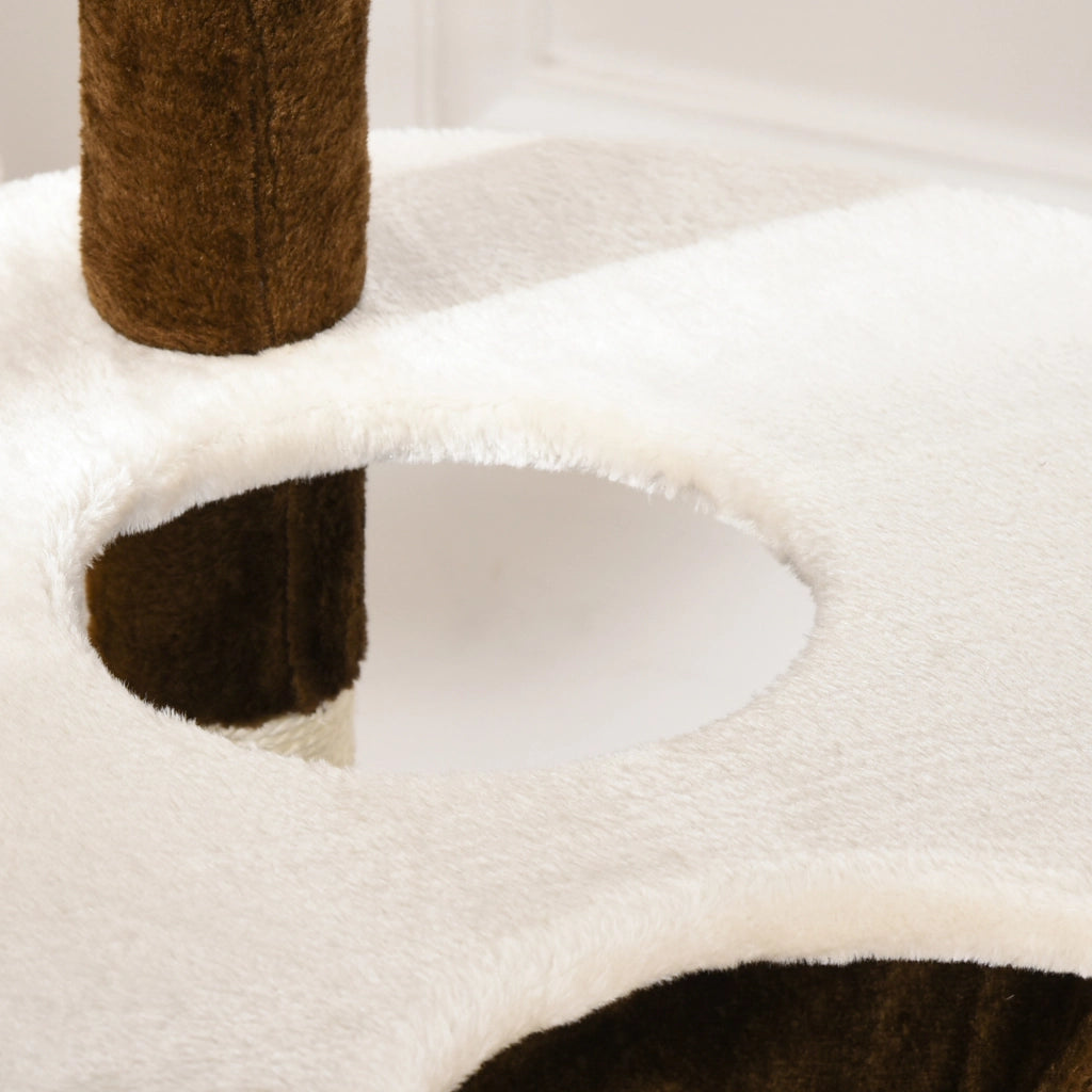 Tiragraffi per Gatti ¨C Xylo ¨C 65x50x153 cm con piattaforme, amaca, grotta e giocattoli