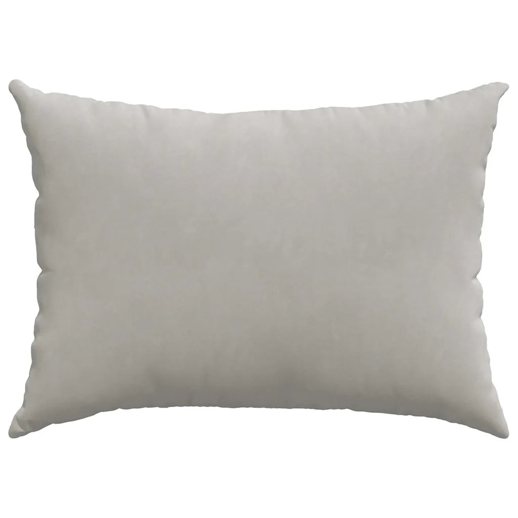 Cuscini da Divano 2 pcs Grigio chiaro 70 x 50 cm Tessuto 42013769