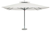 Cheonda - Ombrellone  4X4 Push Up -  Telo Bianco 1 Pz Colore: Antracite Ecru'