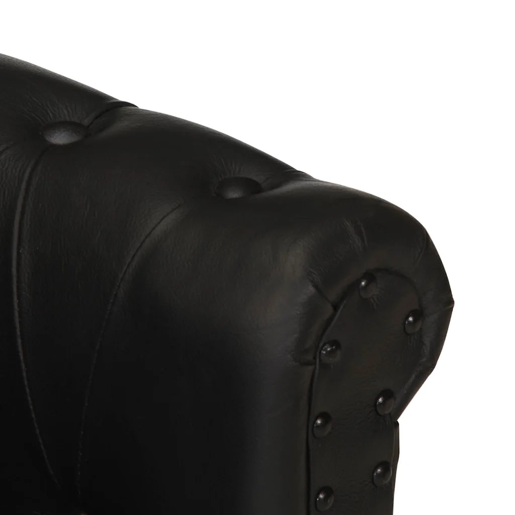 Poltrona Nera in Vera Pelle di Capra 288288