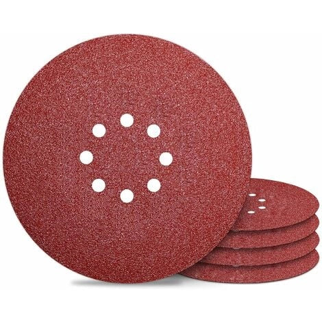 DISCO ABRASIVO VELCRATO 'FAI DA TE' Ø 125 mm - grana 60 - 6 pezzi - IMPERIAL ABRASIVI