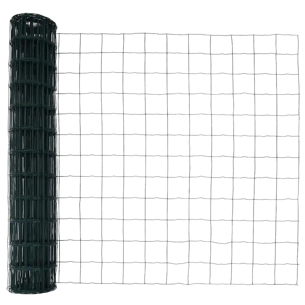 Recinzione da Giardino | Recinzione con Posto Verde 1 x 10 m Acciaio