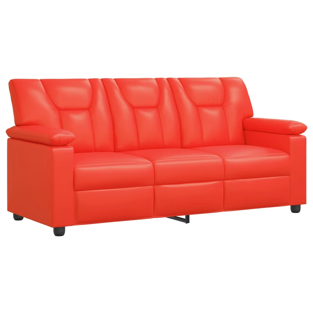 Set di divani 2 pcs Rosso Similpelle 3430571