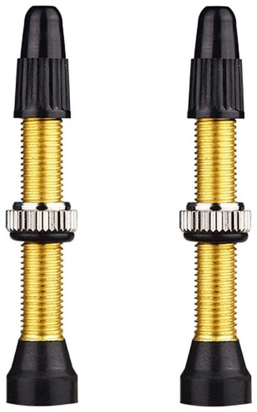 ONF3 - Set di adattatori di valvola - Valvola di bicicletta - Adattatori in ottone di alta qualità - Leggero - Coperture di valvola sostitutive - Adatto per air bed e materasso a aria - 2 pezzi