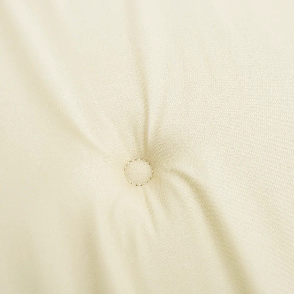 Cuscini per Sedie 4 pz | Cuscini per sedie Crema 120x50x2 cm in Tessuto