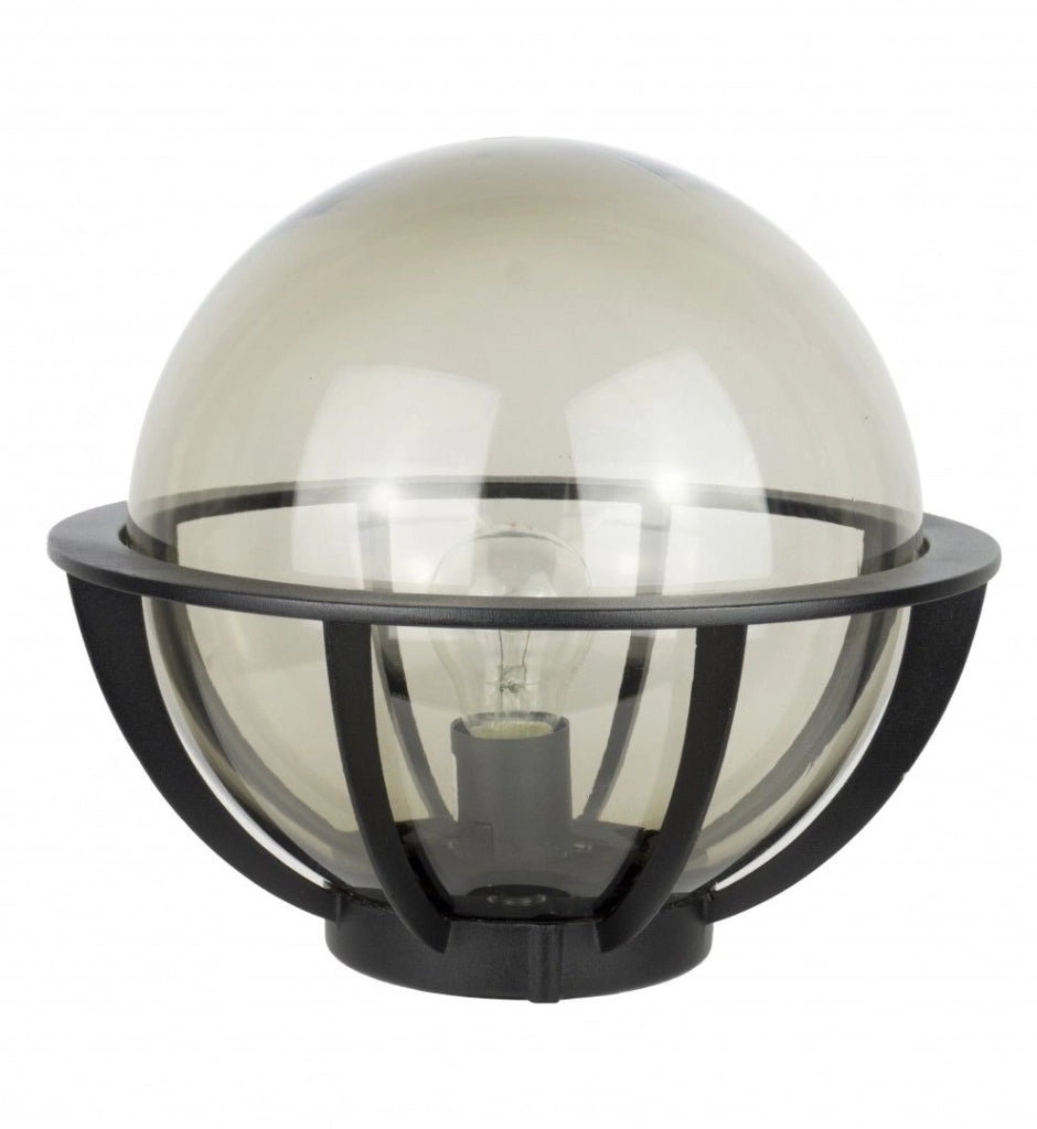 Lampione da giardino SU-MA Kule 270cm globo 25cm E27 nero
