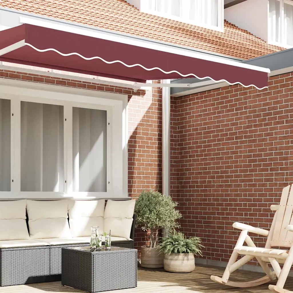 Tenda a Braccio Borgogna 230 x 20 cm Tela 42000701