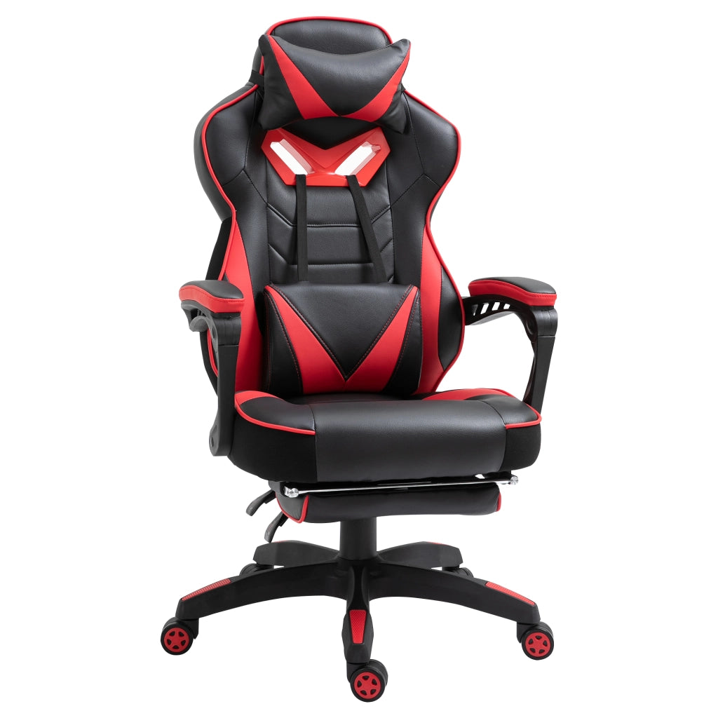 Poltrona da gaming ergonomica ¨C Minimal ¨C nera e rossa