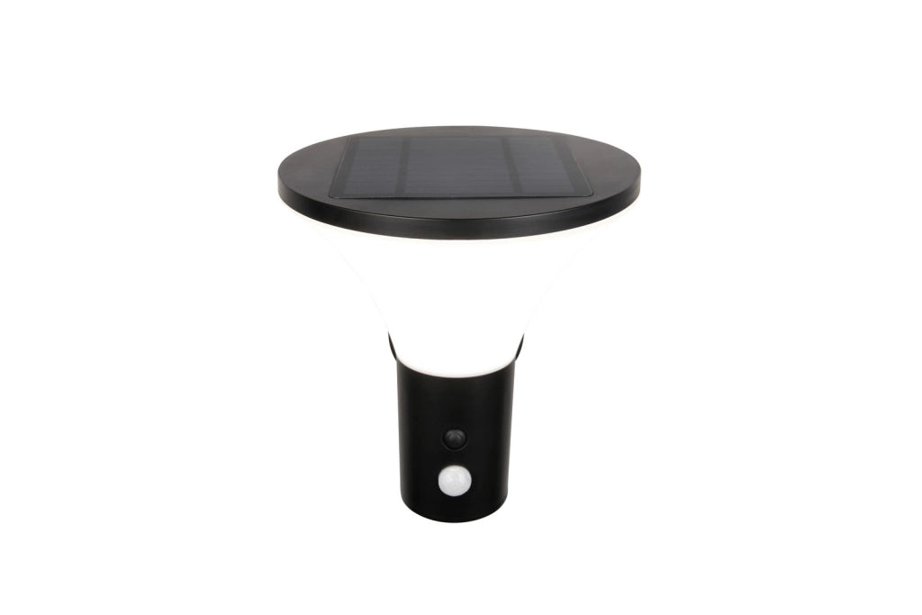 Applique esterna solare ibrida LED IP44 nera GORDA RL