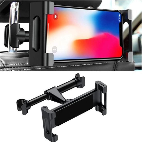 Sostegno per tablet auto - supporto universale per tablet - stabilizzatore per tablet - nero - 12-32 cm.