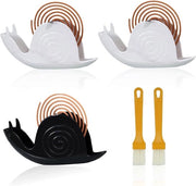 Supporto per pennelli per insetti con setole - 3 pezzi - nero e bianco - materiale ABS