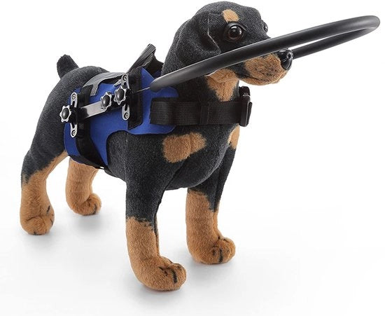 Allevia - Porta Cane - Cinturone per Cane Guida - Adattabile Fermo - Comodo e Respirante - Adatto per Cane Guida - Prevenire Incidenti - Costruire la Fiducia