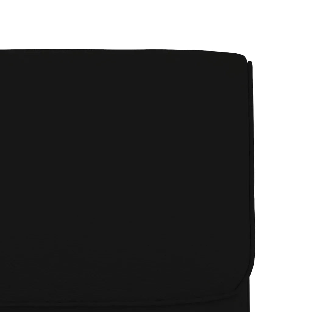 Poltrona | Sedia Lounge Nera 55x64x80 cm in Similpelle
