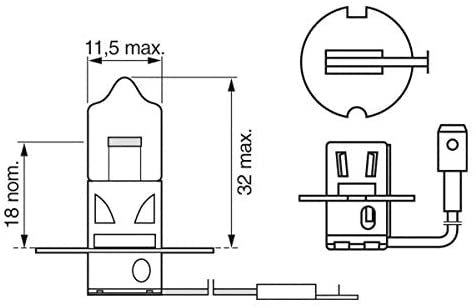 BOSCH LAMPADINA PER AUTO H3 12V 55W